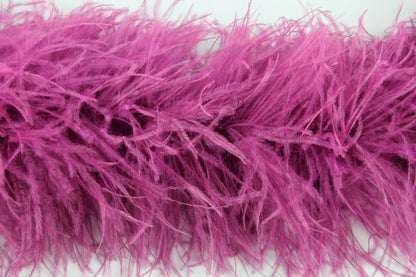 Ostrich/Marabout Boa 1.8m - 2ply Fuchsia
