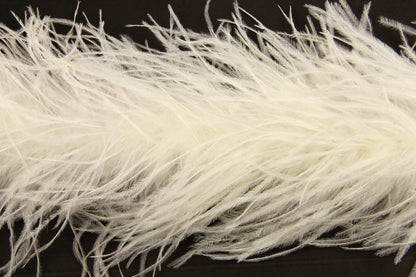 Ostrich/Marabout Boa 1.8m - 2ply Ivory