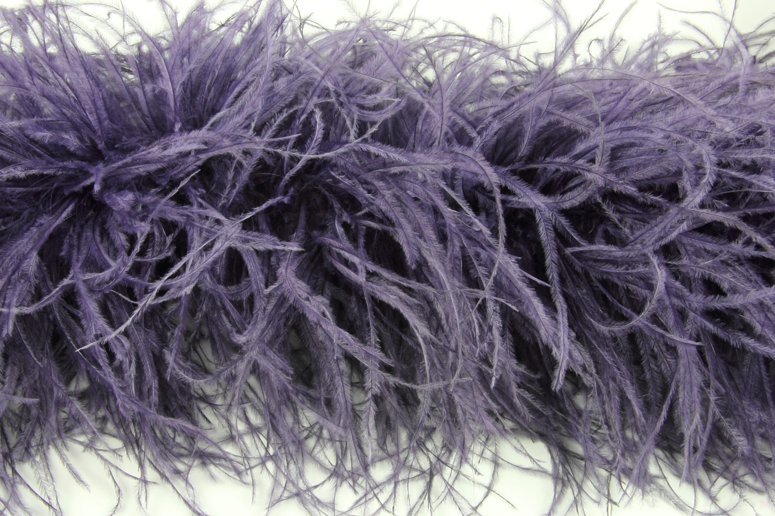 Ostrich/Marabout Boa 1.8m - 2ply Purple (Boa)