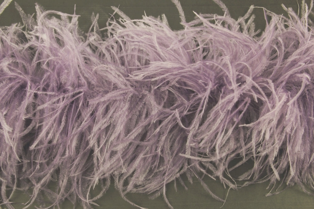 Ostrich/Marabout Boa 1.8m - 2ply Lilac
