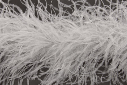 Ostrich/Marabout Boa 1.8m - 2ply Silver Grey