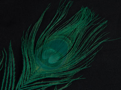 Peacock Eye Feather Dyed (25-30cm) 25-30cm, Emerald