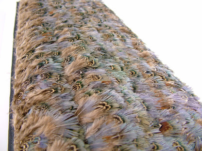 Pheasant Green Fringe per metre