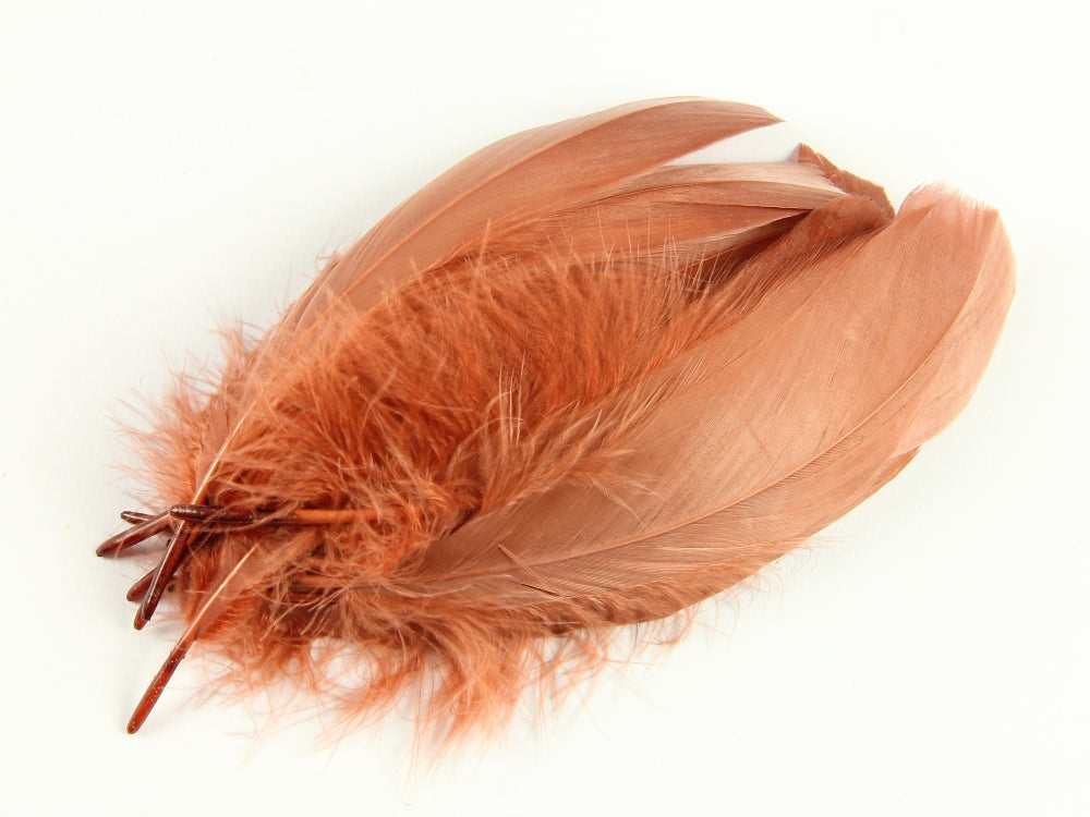 Goose Nagoire Feathers (12-18cm) Rust