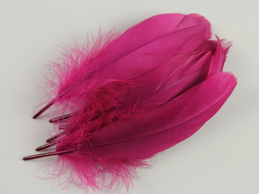 Goose Nagoire Feathers (12-18cm) Fuchsia