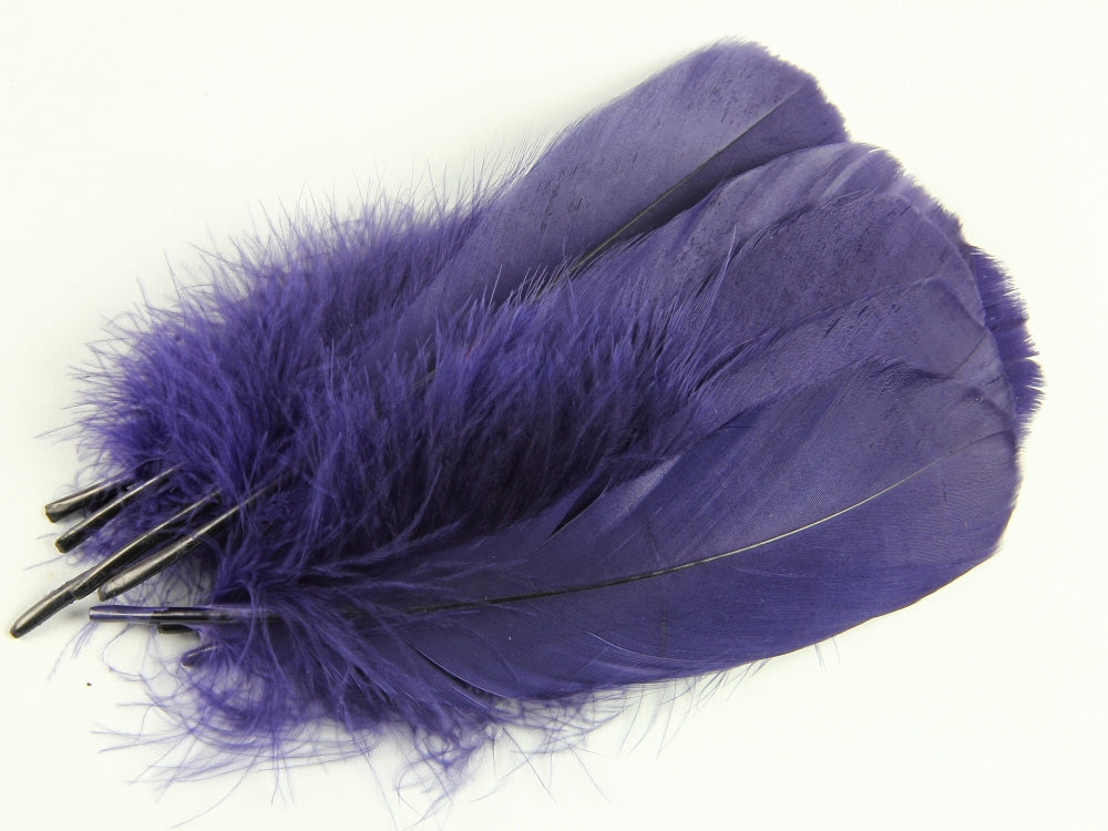 Goose Nagoire Feathers (12-18cm) Dark Purple