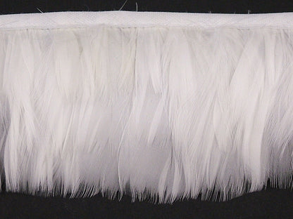Goose Coquille Feather Fringe per metre