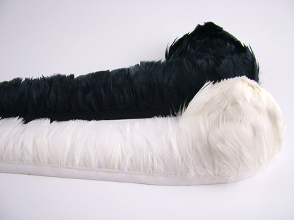 Goose Coquille Feather Fringe per metre