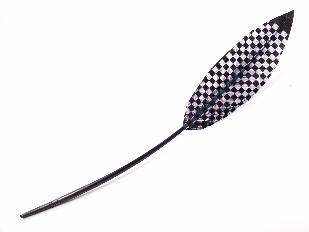 Teardrop Quill with small check