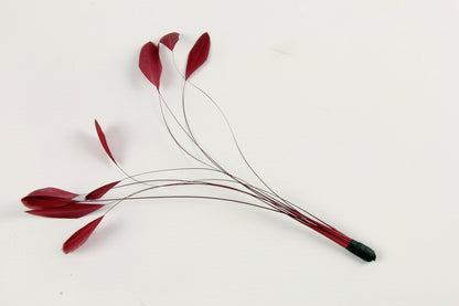 Stripped Coque Mount Burgundy