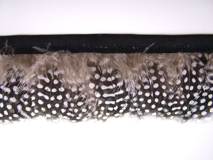 Guinea Fowl Fringe per metre