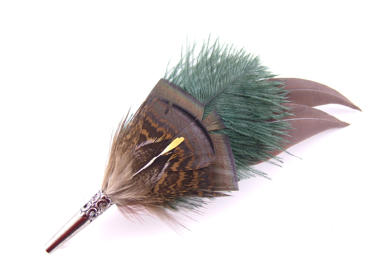 feather brooch