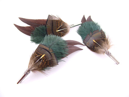 feather brooch