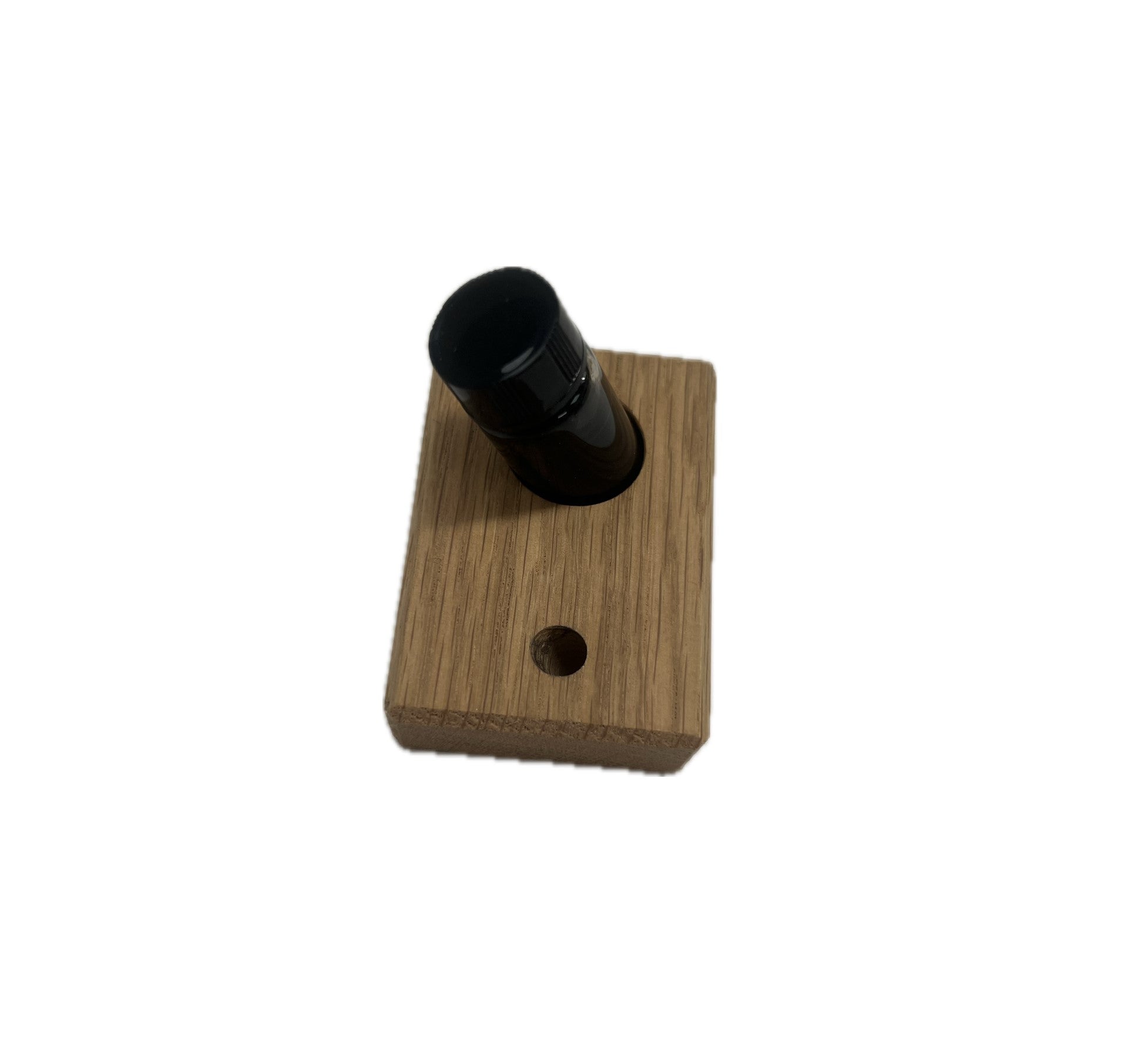 Oak bottle and pen stand