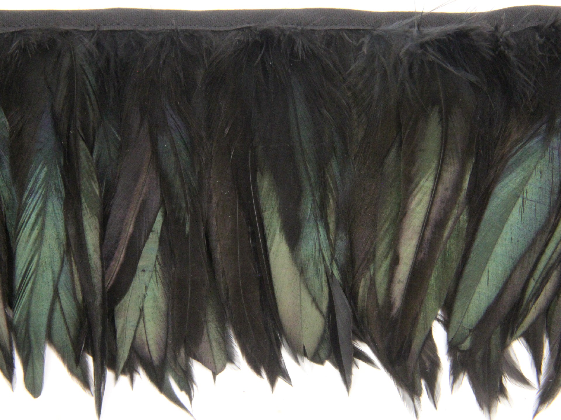 Bronze Black Schlappen Feather Fringe