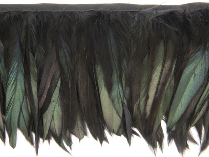 Bronze Black Schlappen Feather Fringe