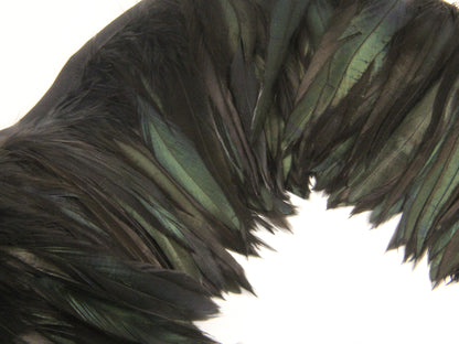 Bronze Black Schlappen Feather Fringe