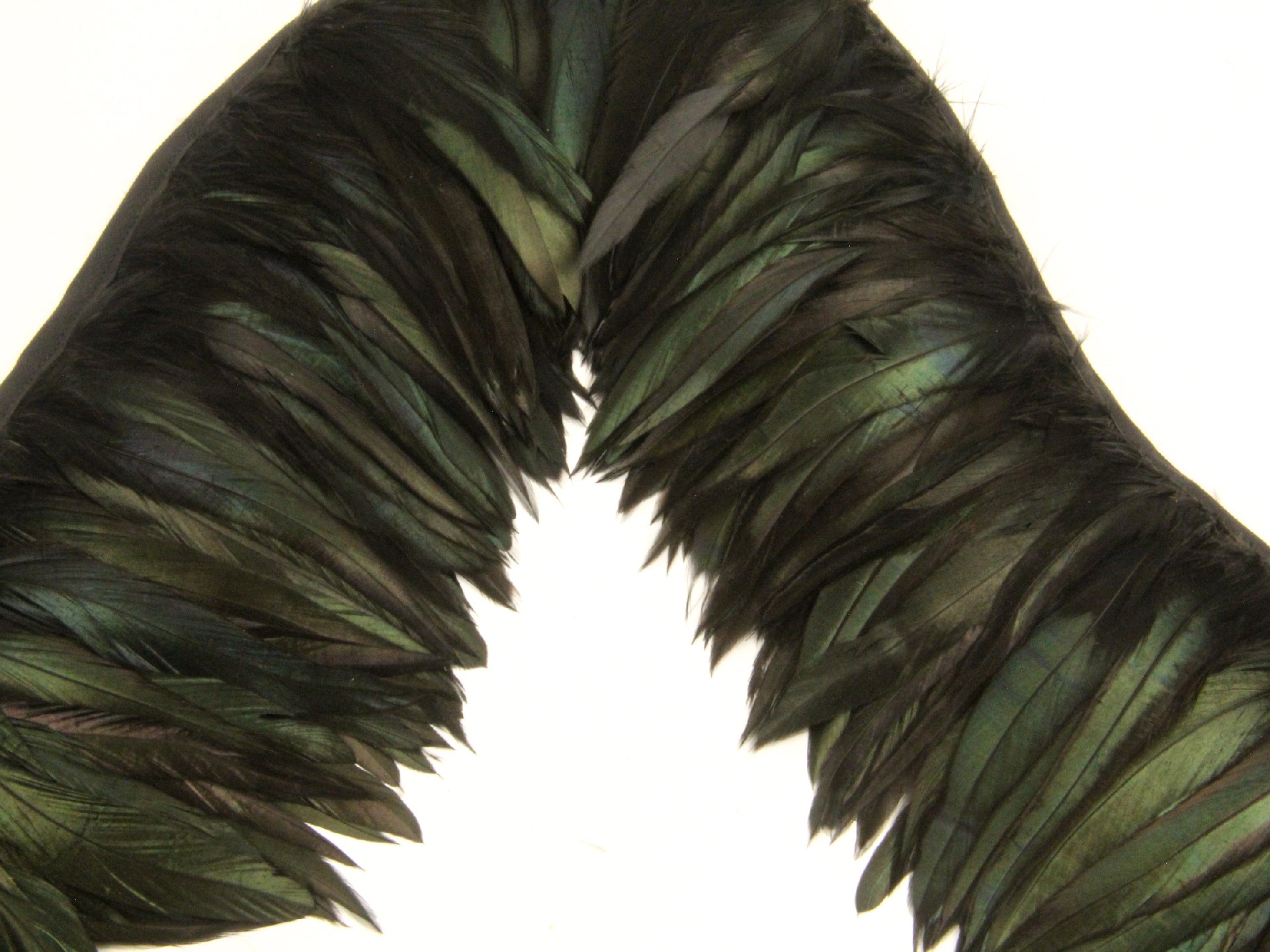 Bronze Black Schlappen Feather Fringe
