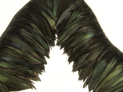 Bronze Black Schlappen Feather Fringe