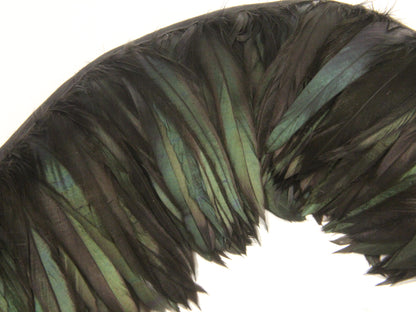 Bronze Black Schlappen Feather Fringe