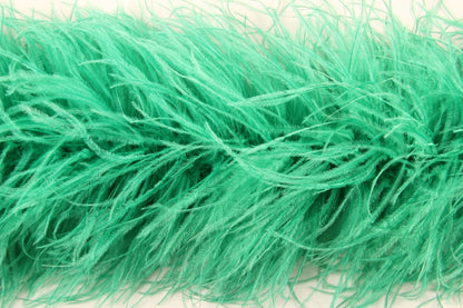 Ostrich Feather Boa with Stripped Coque - Fashion Colours