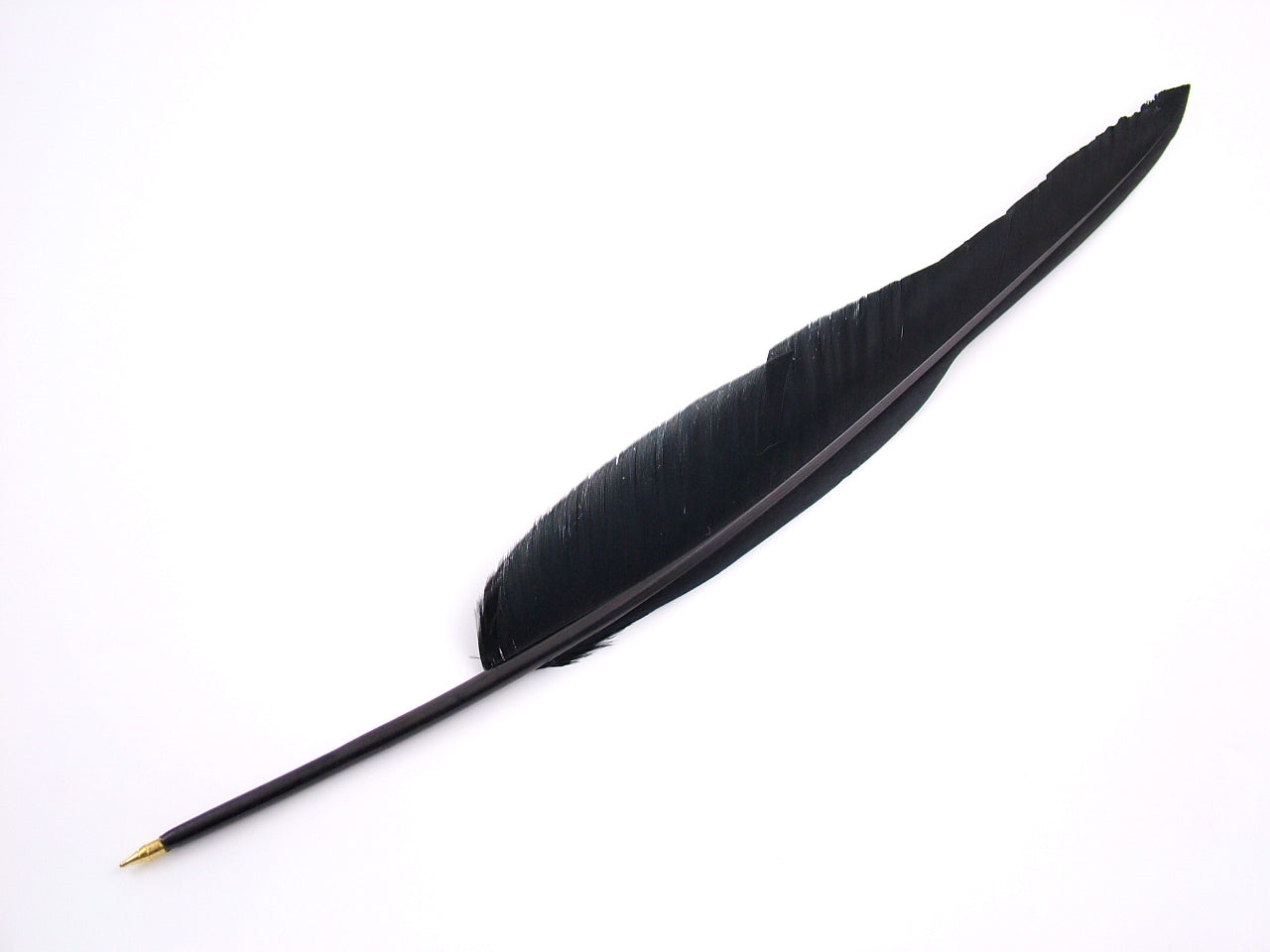 Goose Quill Feather Pens - Basic ballpoint (Pack of 10)