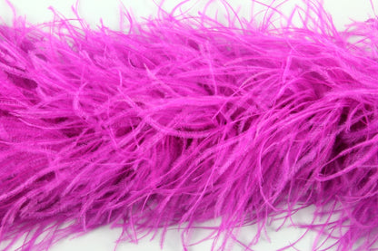 Ostrich Feather Boa with Stripped Coque - Dancewear Colours