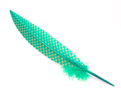 Engraved Pattern Imitation Goose Quill (Pack of 3)