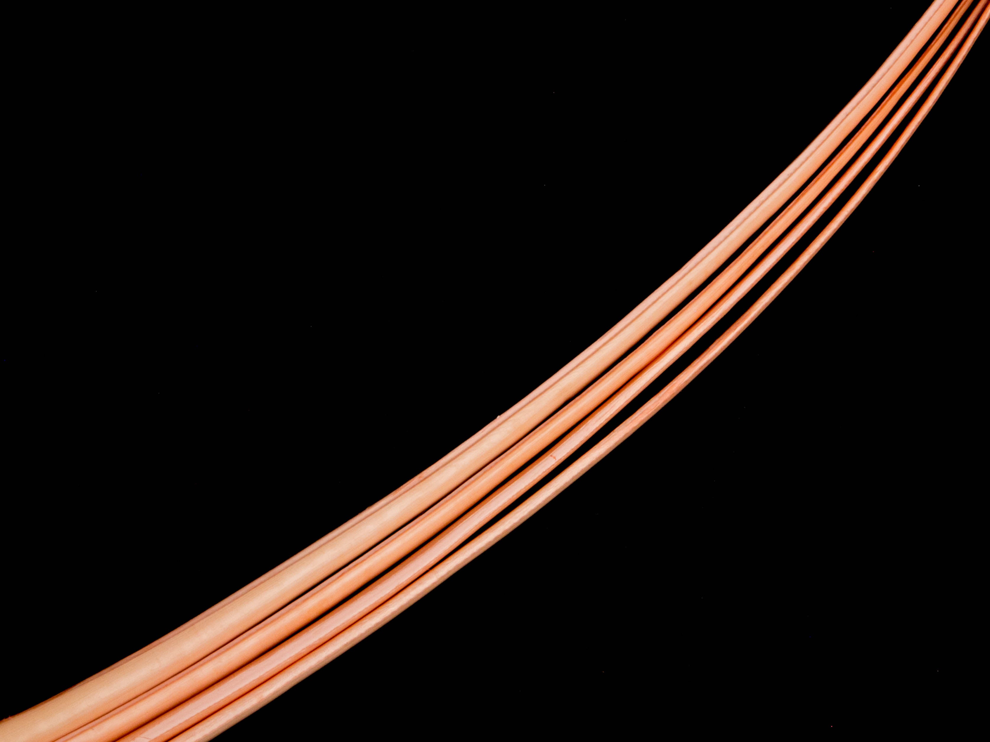 Stripped Ostrich Quill (Pack of 5)