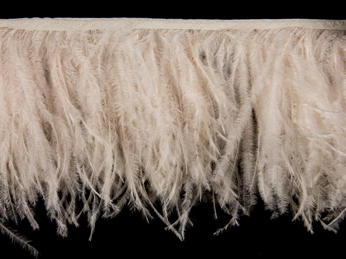 Ostrich Feather fringe with Lurex - Fashion Colours