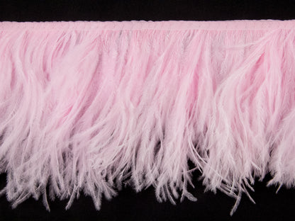 2 Ply Ostrich Feather Fringe 10 cm depth - Fashion Colours