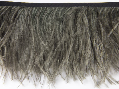 2 Ply Ostrich Feather Fringe 10 cm depth - Fashion Colours