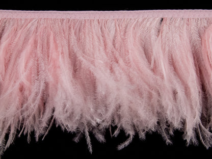 2 Ply Ostrich Feather Fringe 10 cm depth - Fashion Colours