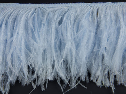 2 Ply Ostrich Feather Fringe 10 cm depth - Fashion Colours