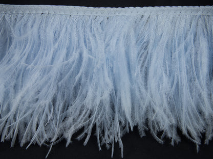 2 Ply Ostrich Feather Fringe 10 cm depth - Fashion Colours