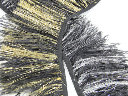 Ostrich Feather fringe with Lurex - Dancewear colours