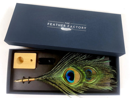 Peacock Feather Pens (Pack of 10)