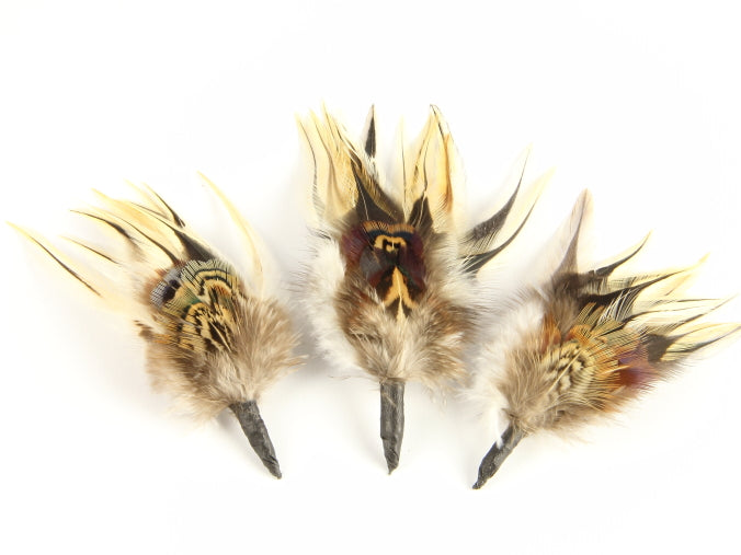 Hackle Hat Mount - Pack of 10