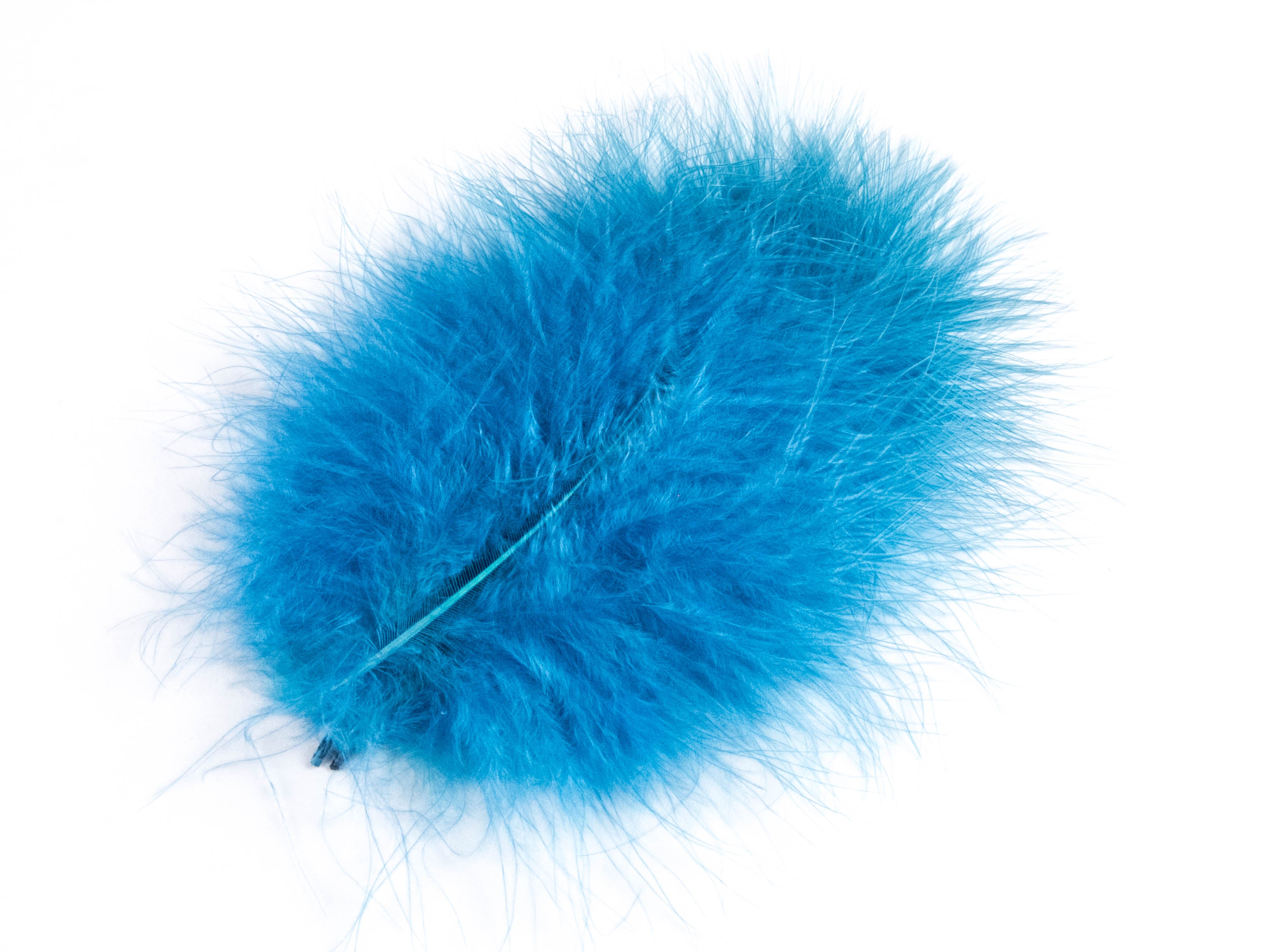 Turkey Marabout Feathers (Pack of 12)