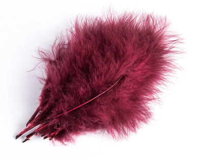 Turkey Marabout Feathers (Pack of 12)