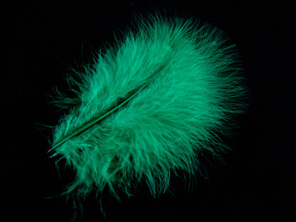 Turkey Marabout Feathers (Pack of 12)