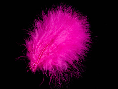 Turkey Marabout Feathers (Pack of 12)