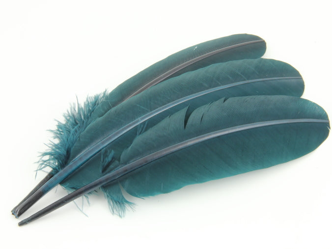 Engraved and Jewelled Imitation Goose Quill - Pack of 3
