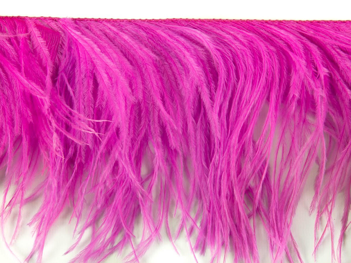 Ostrich Feather fringe with Lurex - Dancewear colours