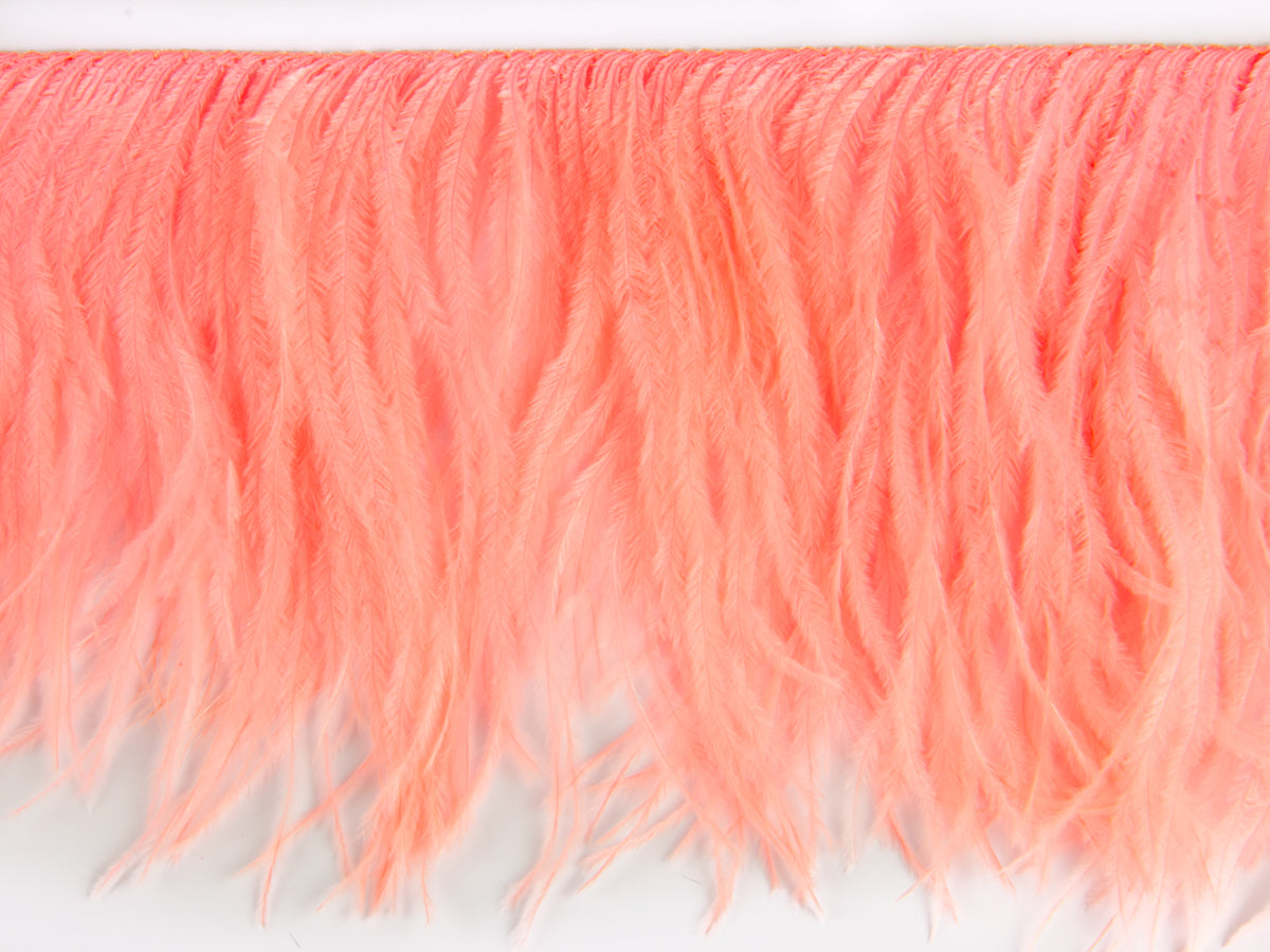 2 Ply Ostrich Feather Fringe (13-15cm depth) - Dancewear Colours