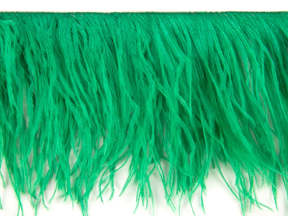 Ostrich Feather fringe with Lurex - Dancewear colours