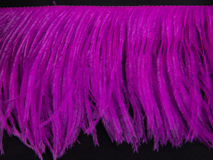 Ostrich Feather fringe with Lurex - Dancewear colours