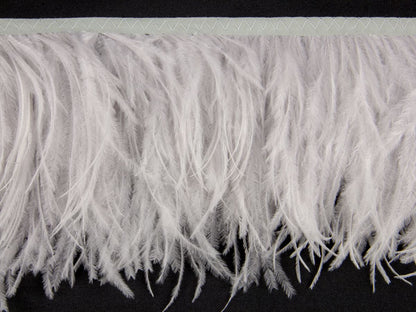 2 Ply Ostrich Feather Fringe 10 cm depth - Fashion Colours