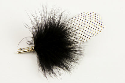 Printed Feather Brooches (Pack of 3)