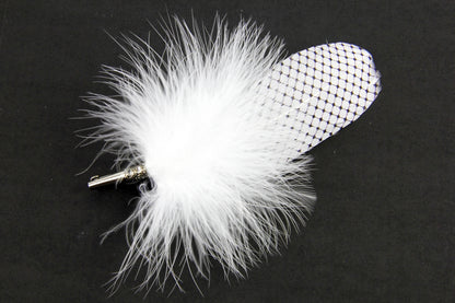 Printed Feather Brooches (Pack of 3)